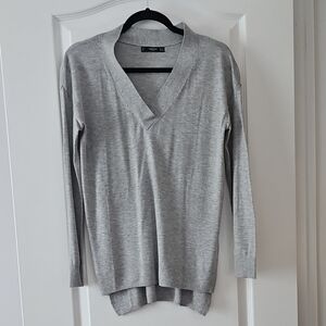 Mango Basics Ophra V-Neck Knit Sweater